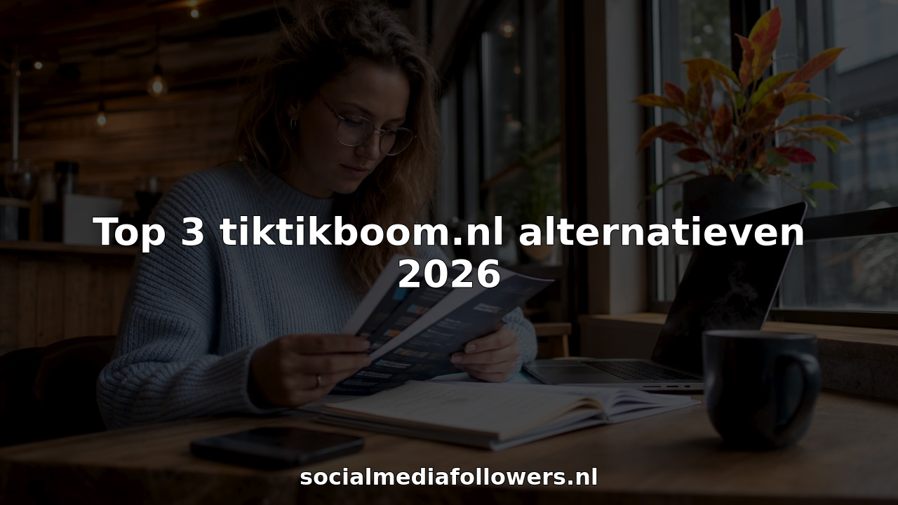 Online marketeer vergelijkt verschillende diensten voor groei op social media